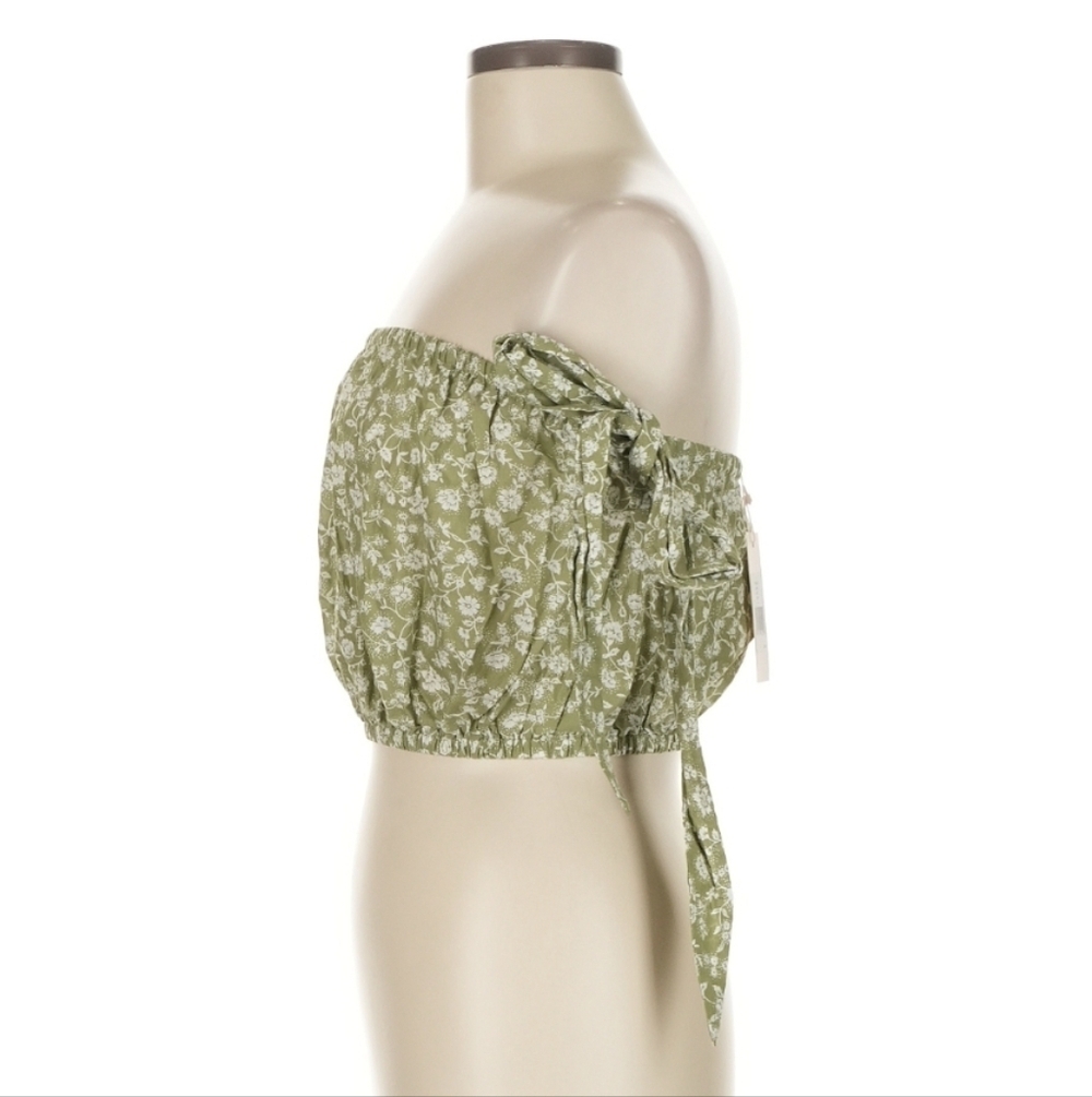 Eberjey Garden Andy Off-Shoulder Crop Top NWT Size Medium - Picture 7 of 9